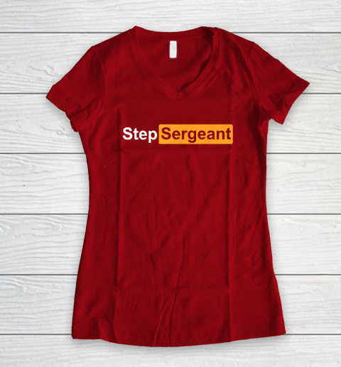 Step Sergeant Women's V-Neck T-Shirt 6