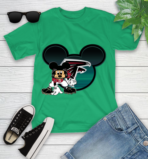 NFL Atlanta Falcons Mickey Mouse Disney Football T Shirt Youth T-Shirt 6