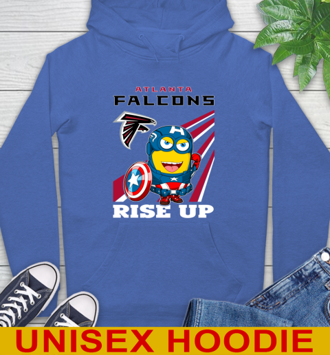 NFL Football Atlanta Falcons Captain America Marvel Avengers Minion Shirt Hoodie 9