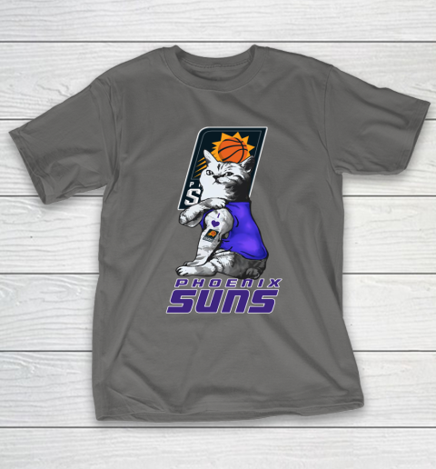 NBA Basketball My Cat Loves Phoenix Suns T-Shirt 8