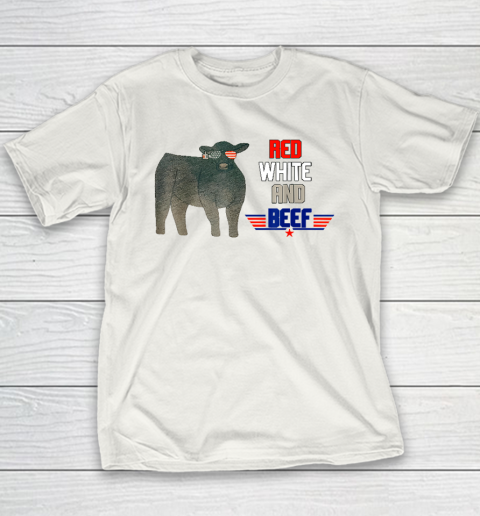 Red White And Beef Funny Youth T-Shirt
