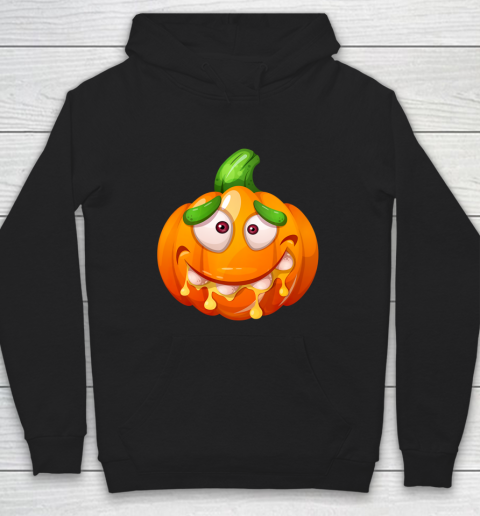 Crazy Funny Pumpkin Monster for Halloween Hoodie