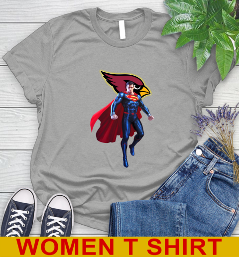 NFL Superman DC Sports Football Arizona Cardinals Women's T-Shirt 11