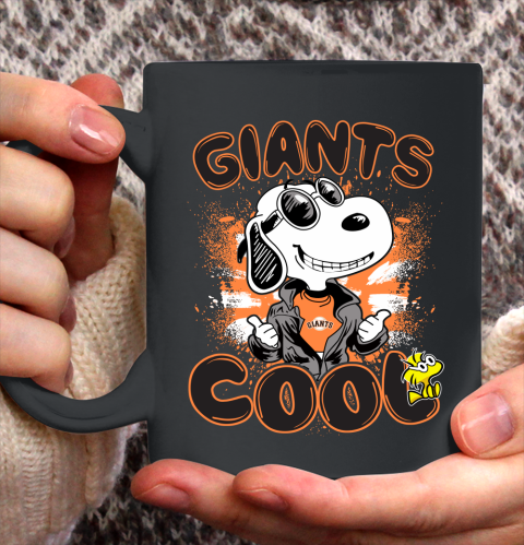 MLB Baseball San Francisco Giants Cool Snoopy Shirt Ceramic Mug 15oz