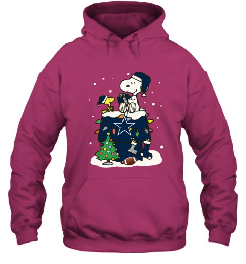 A Happy Christmas With Dallas Cowboys Snoopy Hoodie