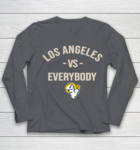 Los Angeles Rams Vs Everybody Youth Long Sleeve - Image 7