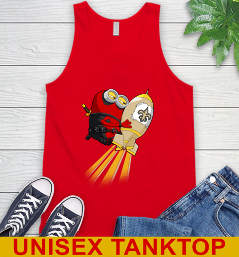 NFL Football New Orleans Saints Deadpool Minion Marvel Shirt Tank Top 5