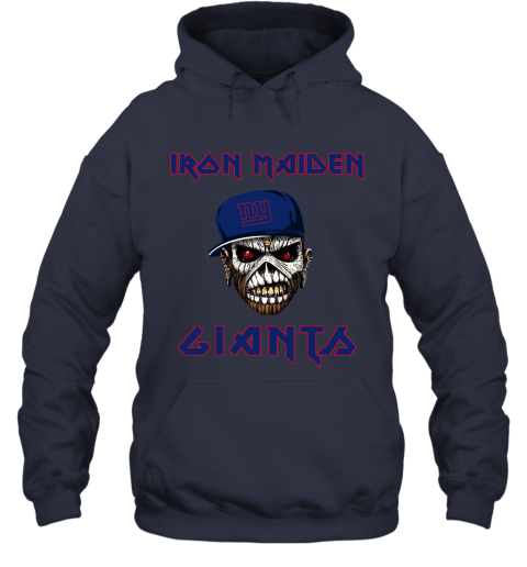 NFL New York Giants Iron Maiden Rock Band Music Football Sports DPGWjnkov9z hoodie 23 95 151514 front navy