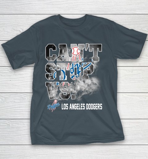 MLB Los Angeles Dodgers Baseball Can't Stop Vs Dodgers Youth T-Shirt 5