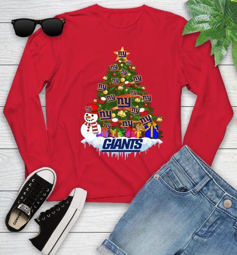 New York Giants Merry Christmas NFL Football Sports Youth Long Sleeve 11