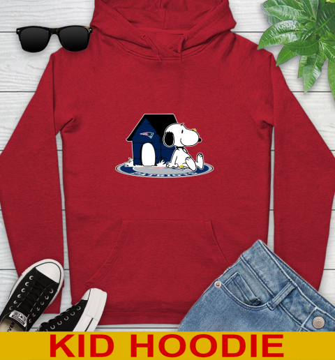 NFL Football New England Patriots Snoopy The Peanuts Movie Shirt Youth Hoodie 11