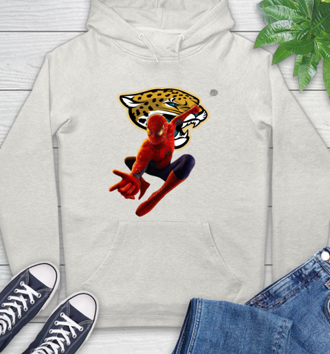 NFL Spider Man Avengers Endgame Football Jacksonville Jaguars Hoodie 12