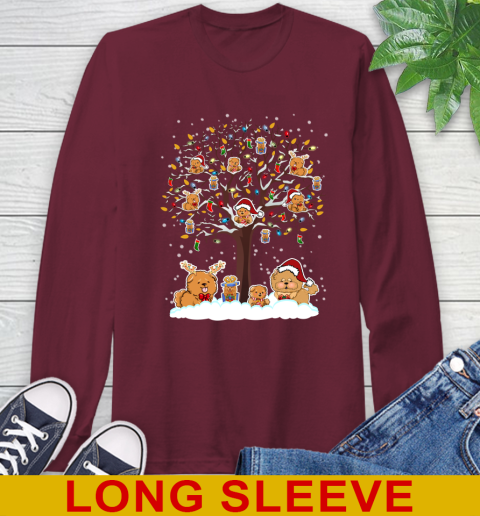 Chow Chow dog pet lover light christmas tree shirt 61