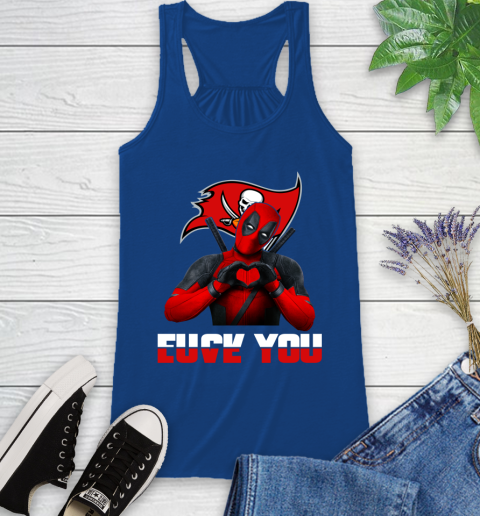 NHL Tampa Bay Buccaneers Deadpool Love You Fuck You Football Sports Racerback Tank 8