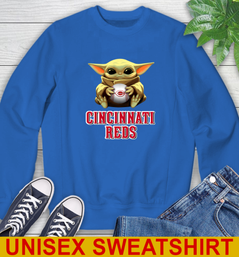 MLB Baseball Cincinnati Reds Star Wars Baby Yoda Shirt 33