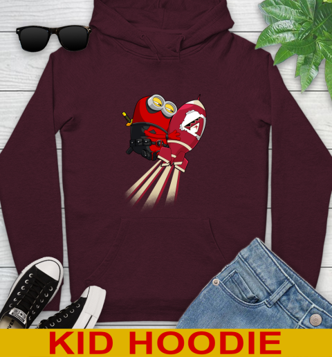 MLB Baseball Arizona Diamondbacks Deadpool Minion Marvel Shirt Youth Hoodie 7
