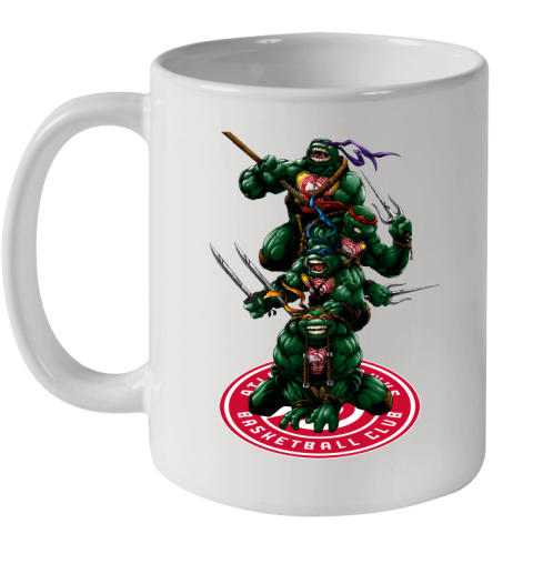 NBA Basketball Atlanta Hawks Teenage Mutant Ninja Turtles Shirt Ceramic Mug 11oz