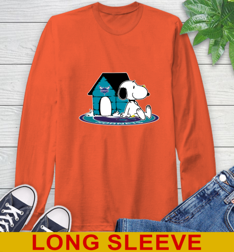 NBA Basketball Charlotte Hornets Snoopy The Peanuts Movie Shirt Long Sleeve T-Shirt 5