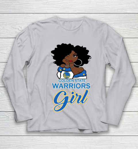 Golden State Warriors Girl NBA Youth Long Sleeve 5