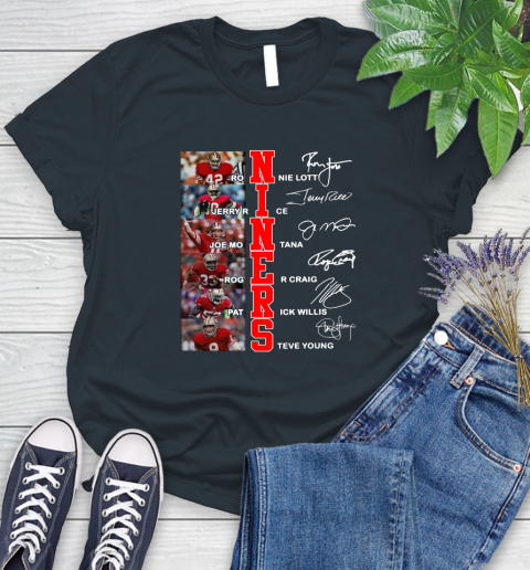Niners Player Name And Signature San Francisco 49ers Shirts 87