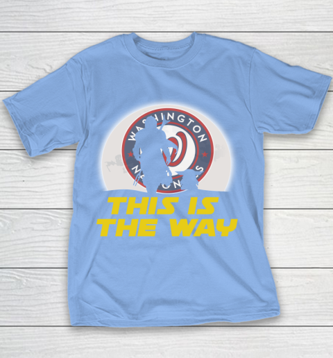 Washington Nationals MLB Baseball Star Wars Yoda And Mandalorian This Is The Way Youth T-Shirt 8