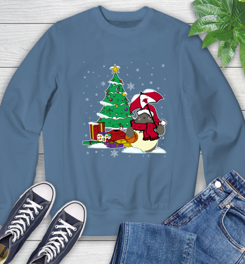 Chicago Bulls NBA Basketball Cute Tonari No Totoro Christmas Sports Sweatshirt 8