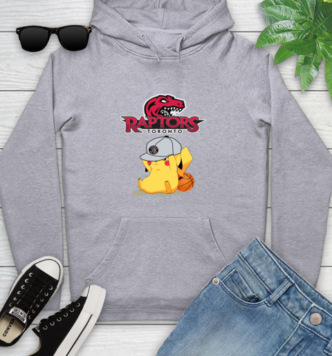 NBA Pikachu Basketball Sports Toronto Raptors Youth Hoodie 6