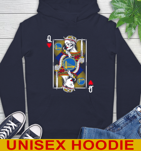 NBA Basketball Golden State Warriors The Queen Of Hearts Card Shirt Hoodie 3