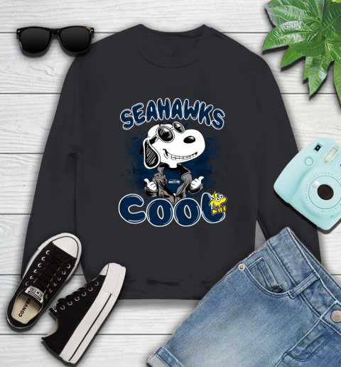 NFL Football Seattle Seahawks Cool Snoopy Shirt Sweatshirt