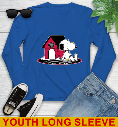 NBA Basketball Toronto Raptors Snoopy The Peanuts Movie Shirt Youth Long Sleeve 10