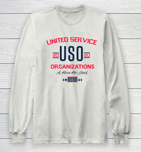 USO 2020 United Service Organizations Long Sleeve T-Shirt 10 USO 2020 United Service Organizations Long Sleeve T-Shirt - Image 10