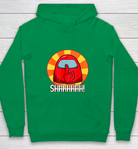 Among Us Game Shirt Cool Among Us shirt Crewmate or Impostor SHHHHHH Youth Hoodie 4