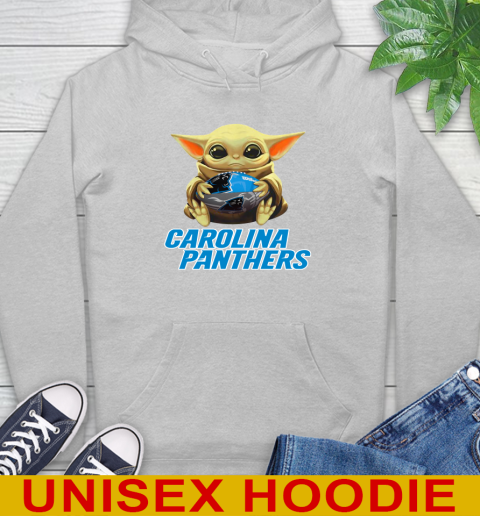 NFL Football Carolina Panthers Baby Yoda Star Wars Shirt Hoodie 6