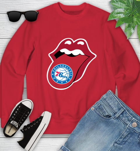 Philadelphia 76ers NBA Basketball Lips I Root For My Team Adoring Fan 123