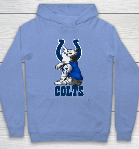 NFL Football My Cat Loves Indianapolis Colts Hoodie 8