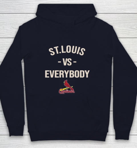 St.Louis Cardinals Vs Everybody Youth Hoodie 2