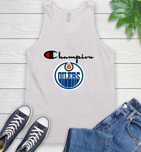 NHL Hockey Edmonton Oilers Champion Shirt Tank Top