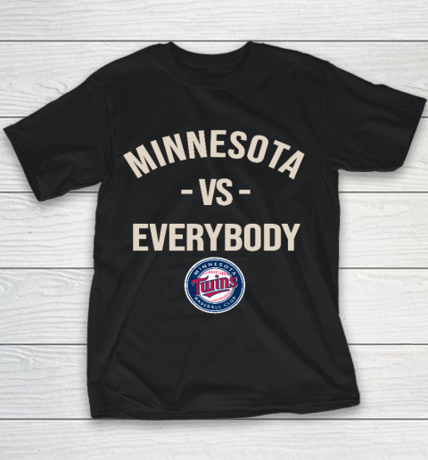 Minnesota Twins Vs Everybody Youth T-Shirt