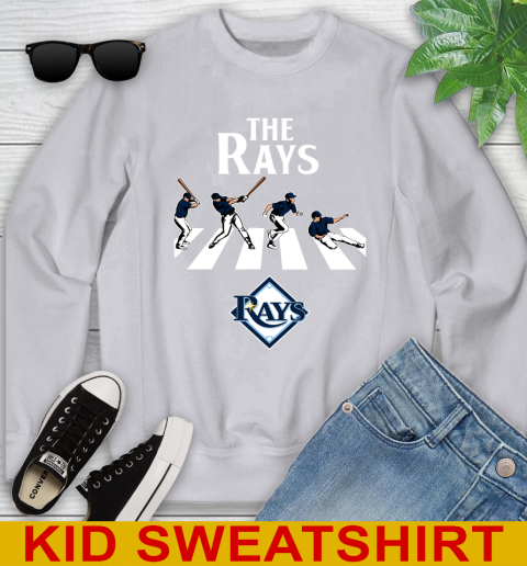 MLB Baseball Tampa Bay Rays The Beatles Rock Band Shirt Youth Sweatshirt 3