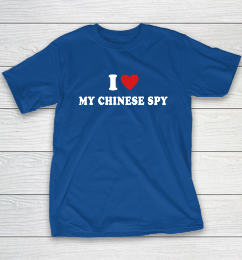 I Love My Chinese Spy I Heart My Chinese Spy Youth T-Shirt 6