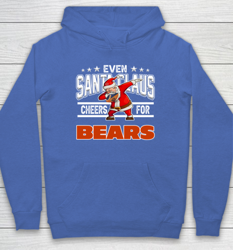 Chicago Bears Even Santa Claus Cheers For Christmas NFL Hoodie 6