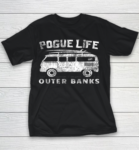 Outer Banks Pogue Life Outer Banks Surf Van OBX Fun Beach Youth T-Shirt