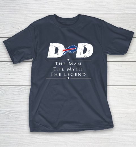 Buffalo Bills NFL Football Dad The Man The Myth The Legend T-Shirt 3