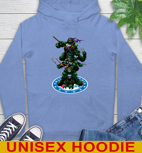 NBA Basketball Philadelphia 76ers Teenage Mutant Ninja Turtles Shirt Hoodie 11