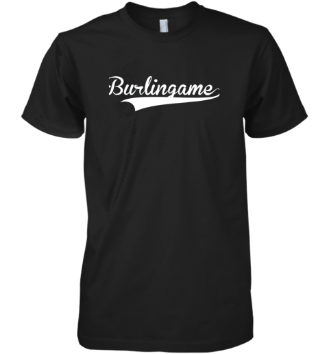 BURLINGAME Baseball Softball Styled Premium Men's T-Shirt
