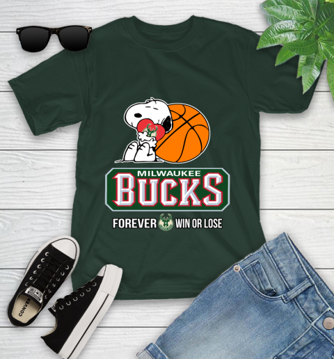 NBA The Peanuts Movie Snoopy Forever Win Or Lose Basketball Milwaukee Bucks 107