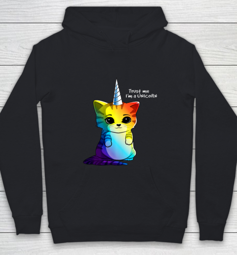 Caticorn T shirt Unicorn Cat Kittycorn Girls Women Rainbow Youth Hoodie