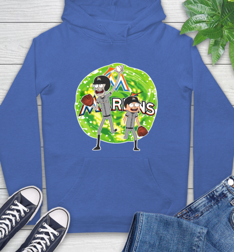 MLB Miami Marlins Rick And Morty Baseball Sports Hoodie 9