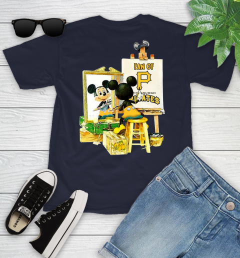 MLB Baseball Pittsburgh Pirates Mickey Drawing Shirt 95