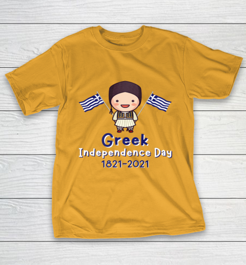 Kids Greek Independence 200th Anniversary Greece for Boys T-Shirt 12